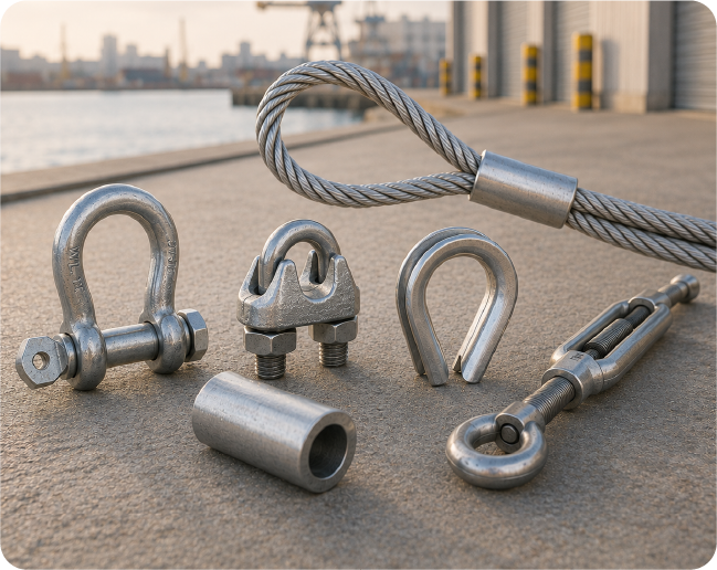 Choosing the Right Hardware for Wire Rope Cables: Swages, Thimbles, and More