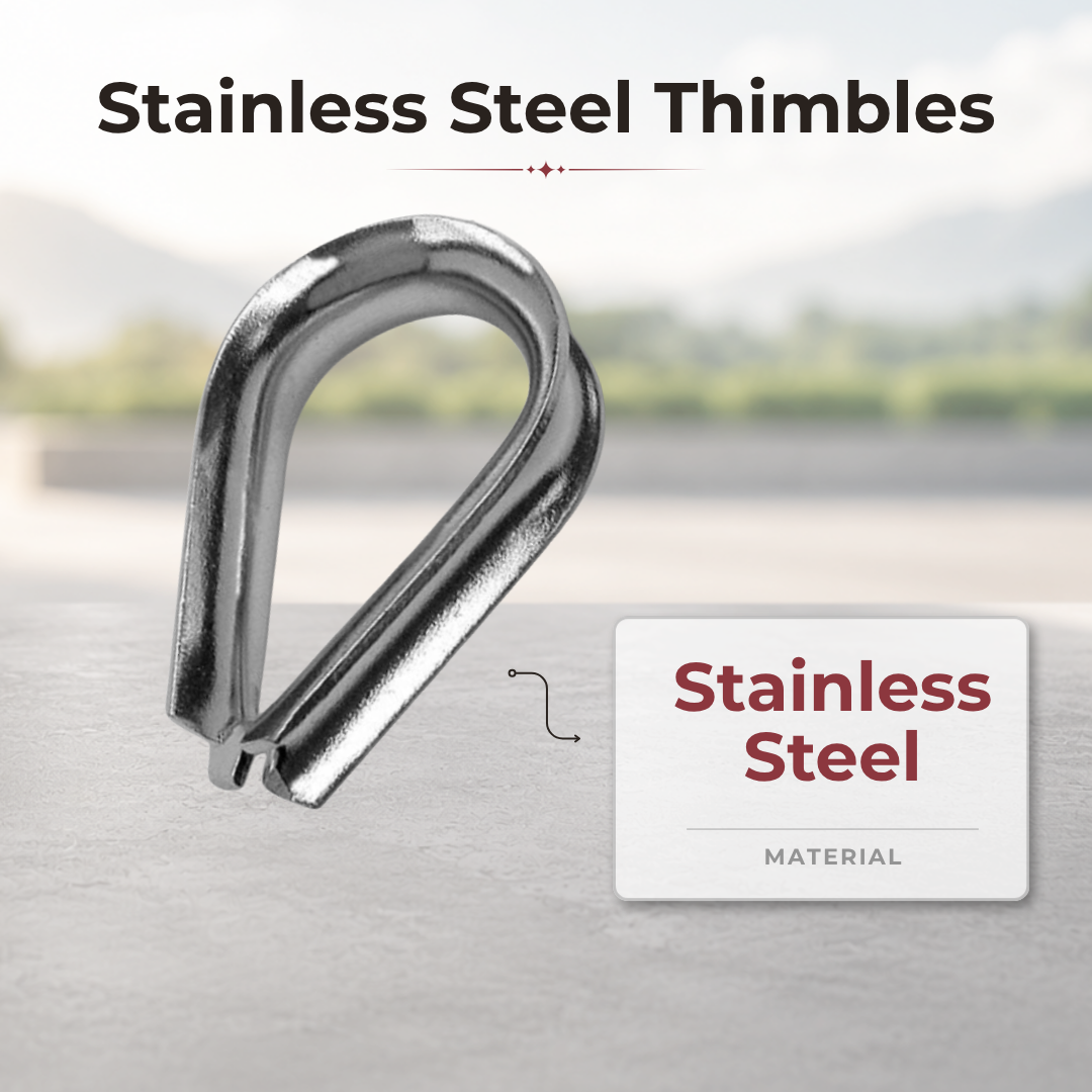 Type 304 Stainless Steel Wire Rope Thimble